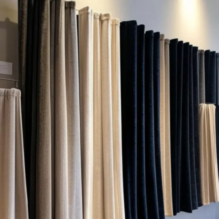 Elegancka prezentacja zasłon welwetowych z kolekcji Velvet Harmony.